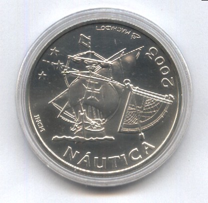 Moeda de 10 Euro de 2003 - NAUTICA - Espadim